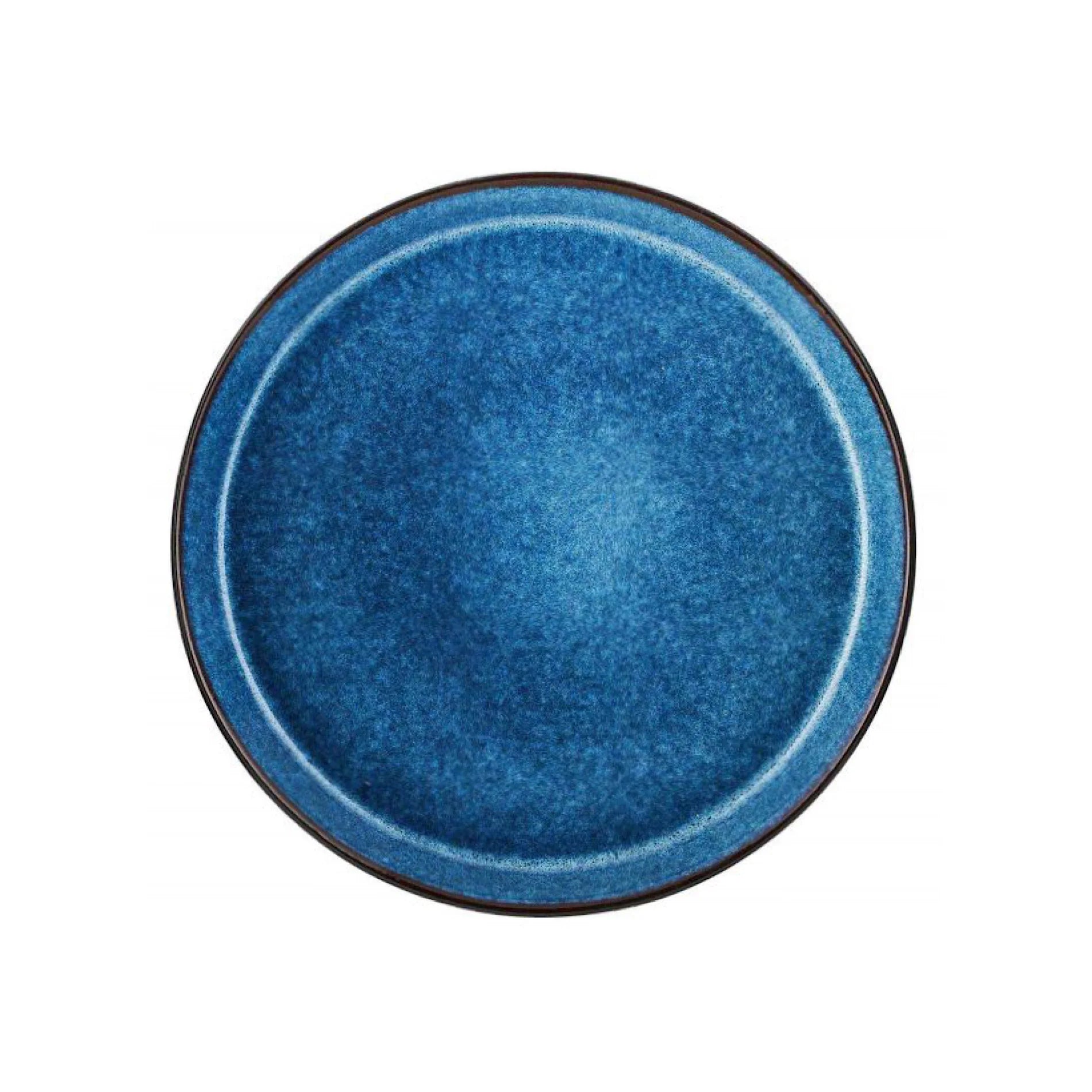 Bitz Living Stoneware Gastro Plate 27cm Black Dark Blue